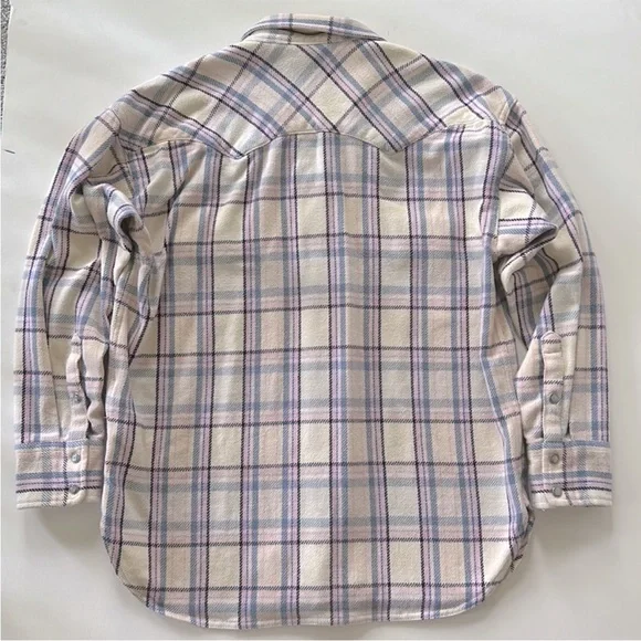 J. Crew Relaxed Fit Flannel Shacket - Picture 7 of 7